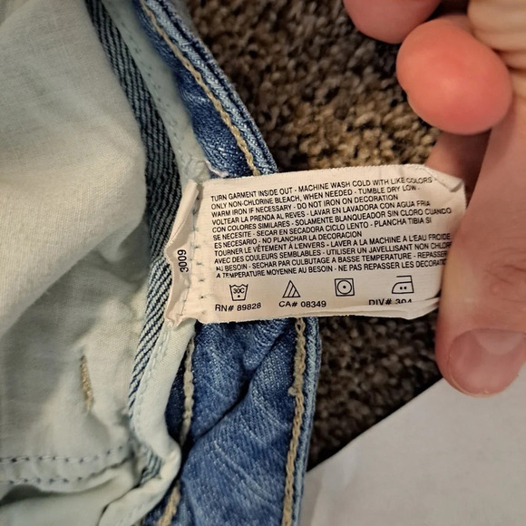 Code Bleu Women’s Blue Denim Bootcut Jeans Metallic Booty Pockets Size 8 - Picture 9 of 9